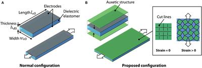 Sensitivity Improvement of Highly Stretchable Capacitive Strain Sensors by Hierarchical Auxetic Structures